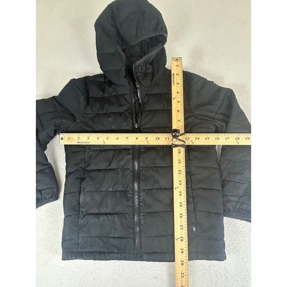 Gap Puffer Jacket Kids Small Black ColdControl 495720-01